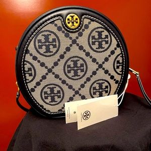 Tory Burch T Monogram Moon purse brand new with tags